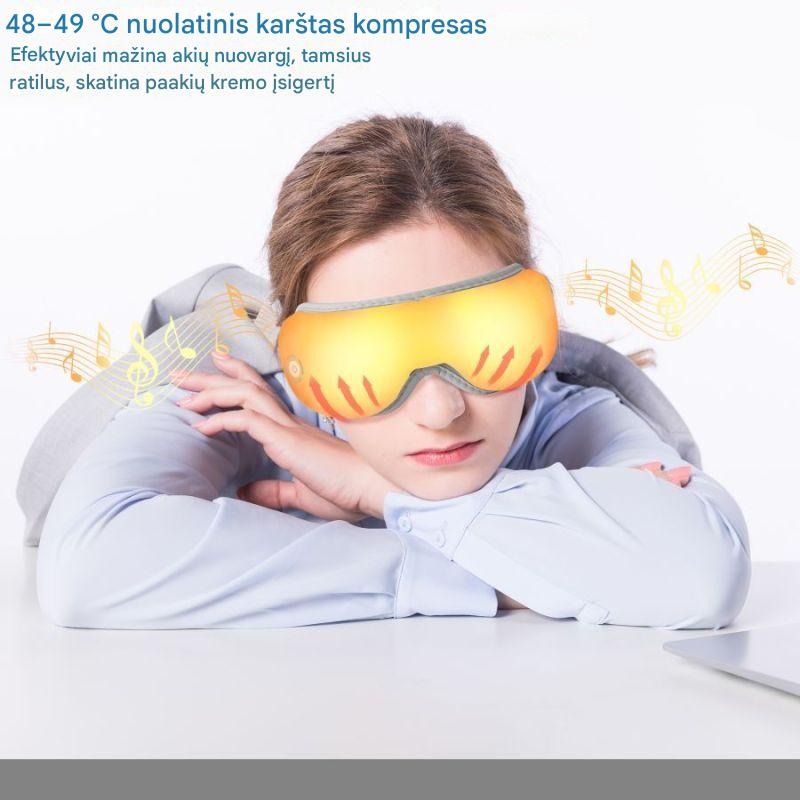 Akių Masažo Kaukė su Šildymu, Vibracija ir Muzika | SPA efektas namuose