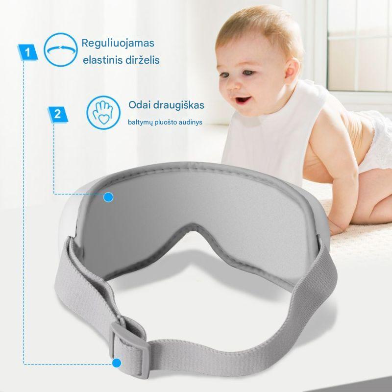 Akių Masažo Kaukė su Šildymu, Vibracija ir Muzika | SPA efektas namuose