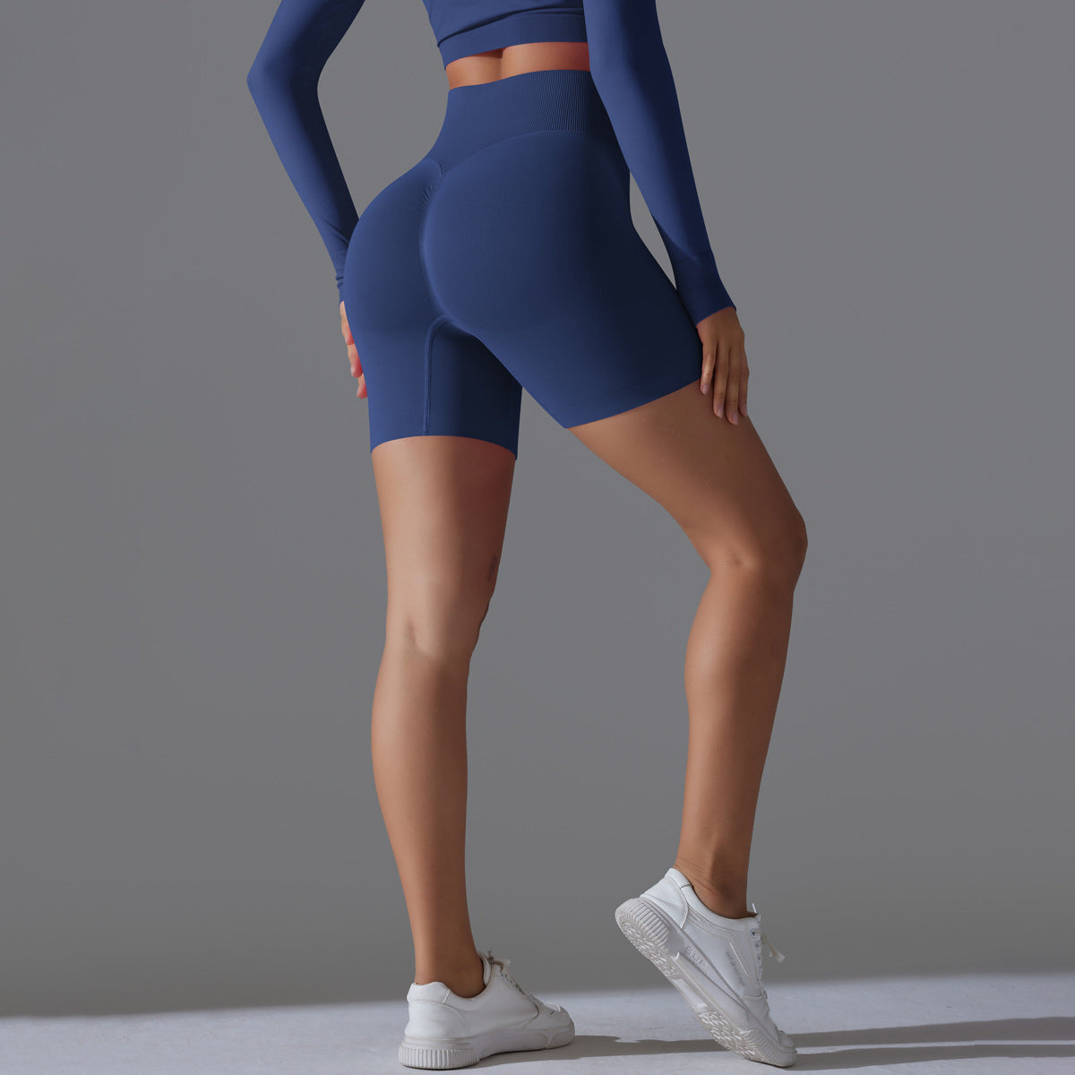 Aukšto Liemens Sportiniai Šortai Moterims – „BreezyFit“