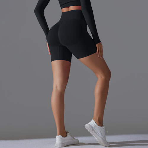 Aukšto Liemens Sportiniai Šortai Moterims – „BreezyFit“