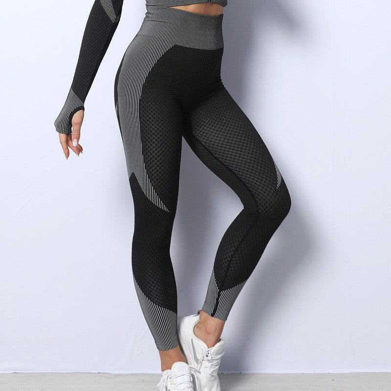 Moteriškas Sportinis Kostiumėlis (3 dalių) – Aukštu Liemeniu | „FlexFit Yoga Set“