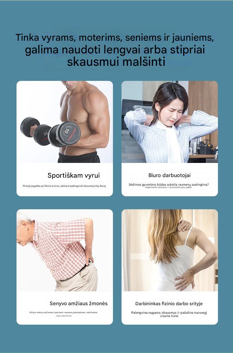 Profesionalus Fascijų Masažo Pistoletas – gilus raumenų atpalaidavimas kiekvieną dieną